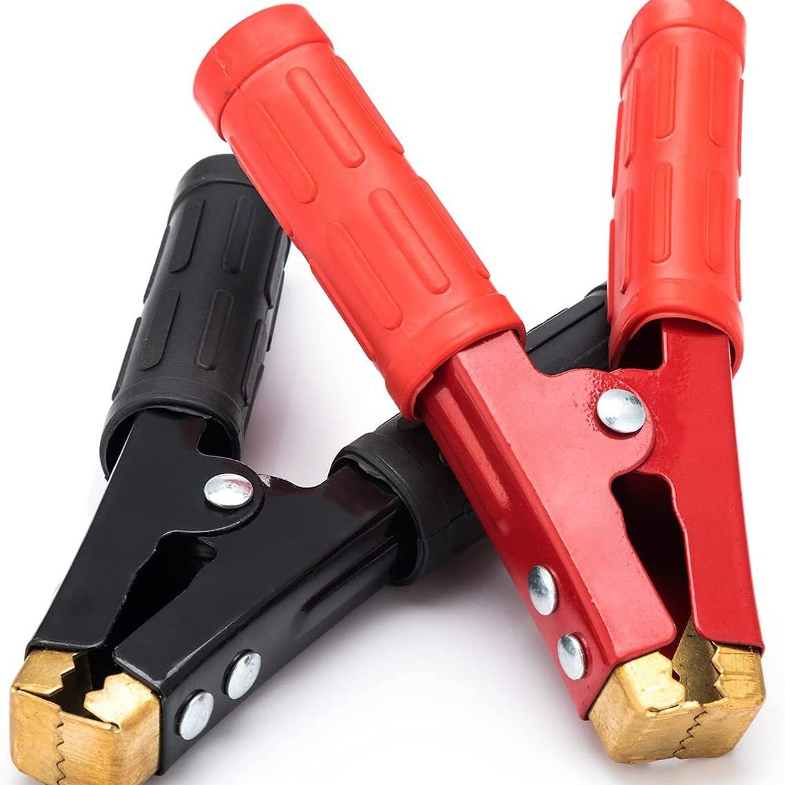 Car pure copper crocodile clip wiring black red spray paint clip 1000A battery clip heavy jumper cable lifting clip