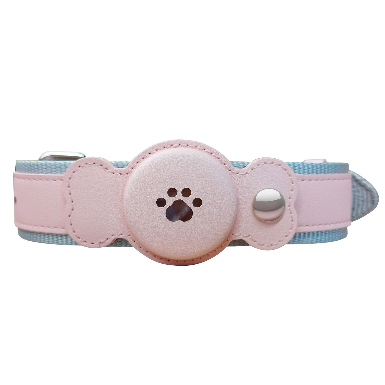 Dog collar anti-lost positioning item trap Apple authorized locator flash light set RGB warning light