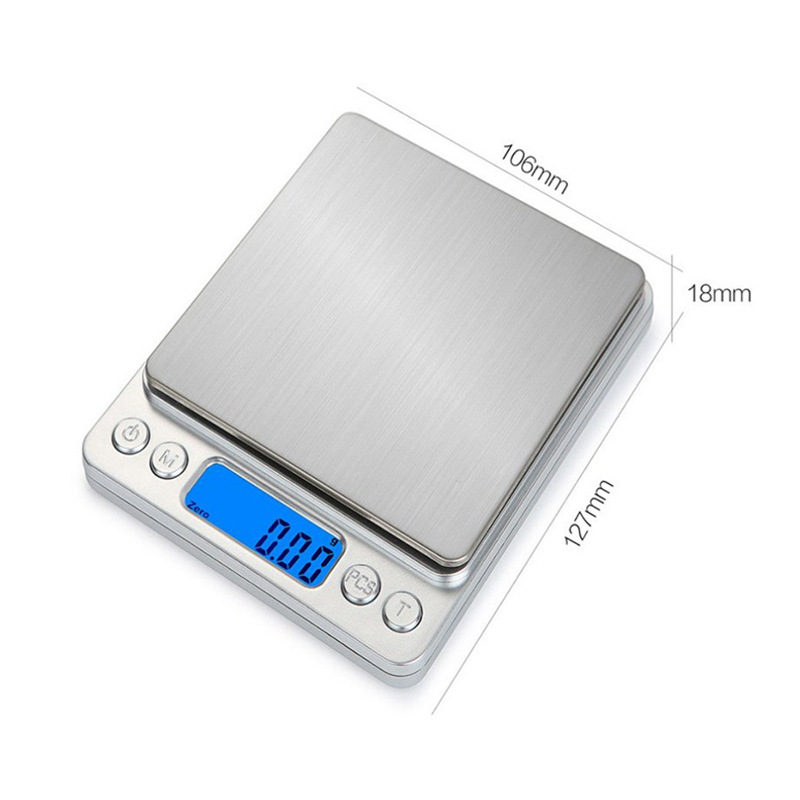 i2000 Kitchen Scale Small Stainless Steel Countertop Electronic Scale Mini Kitchen Scale Jewelry Scale Gold Scale Portable Mouth