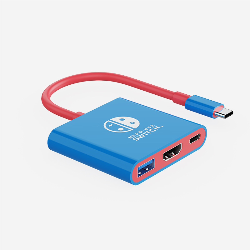3in1 док-станция 3 порта HUB совместимый Switch HDMI HD 4k30hz PD питание USB3.0