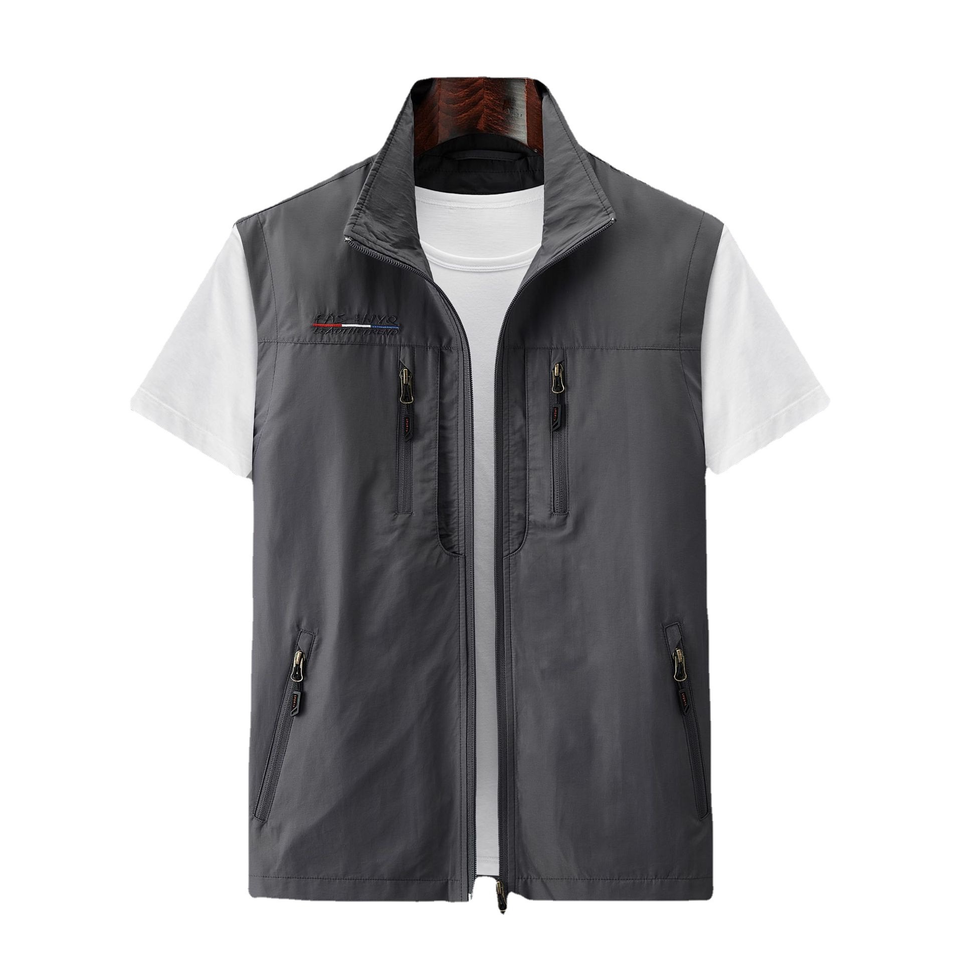 Outdoor Quick-drying Vest Men's Spring, Summer and Autumn Multi-pocket Thin Workwear Vest Vest Vest Large Size Factory Direct Supply