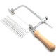 Wooden handle high-quality movable saw bow +12 domestic Saw Blades