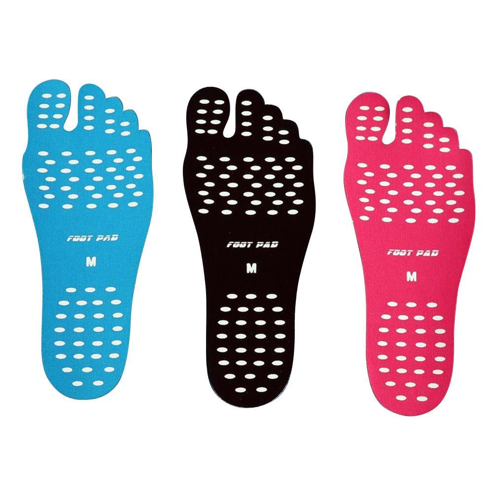 Beach Invisible Non-slip Insoles Foot Stickers Summer Invisible Shoe Stickers Anti-cut Anti-slip Stickers Anti-heat Waterproof