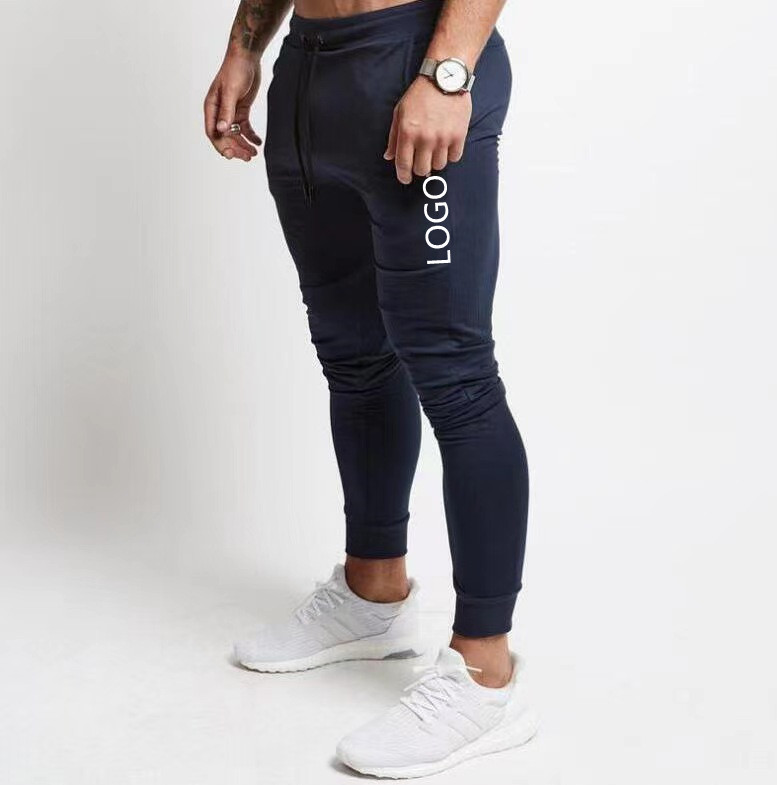 Muscle Men's Autumn and Winter Men's New Sports Casual Light Plate Slim Fitness Pants Men's Trousers Small Feet Pants