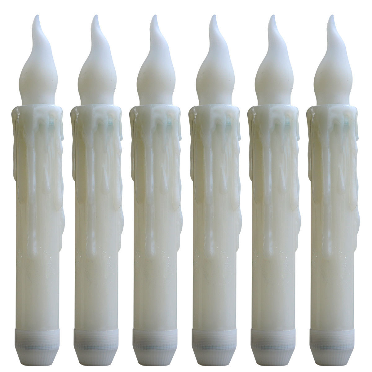 Amazon hot sale magic wand led electronic candle light Halloween Christmas decoration tearful candle long rod wax