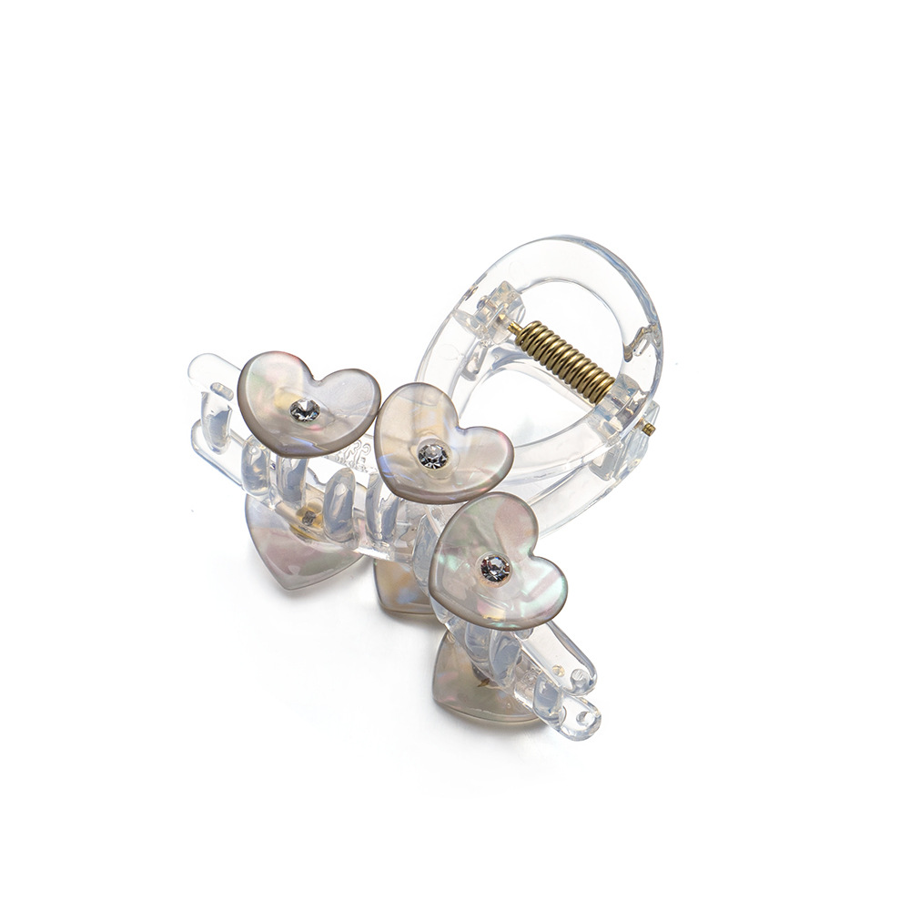 Fermaglio per capelli trasparente a forma di squalo con forcina a forma di diamante, forcina dolce a forma di piastra media, forcina carina per bambini, accessori per capelli_voghion.com