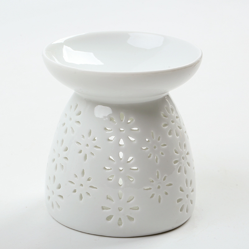 Large Capacity Candle Ceramic Aroma Furnace Lamp Indoor Incense Furnace Sandalwood Anti-Dry Burning Yoga Home Retro