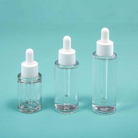 Spot wholesale 20ml30ml40ml plastic thick wall essential oil dropper bottle 50ml essence cosmetic liquid split bottle