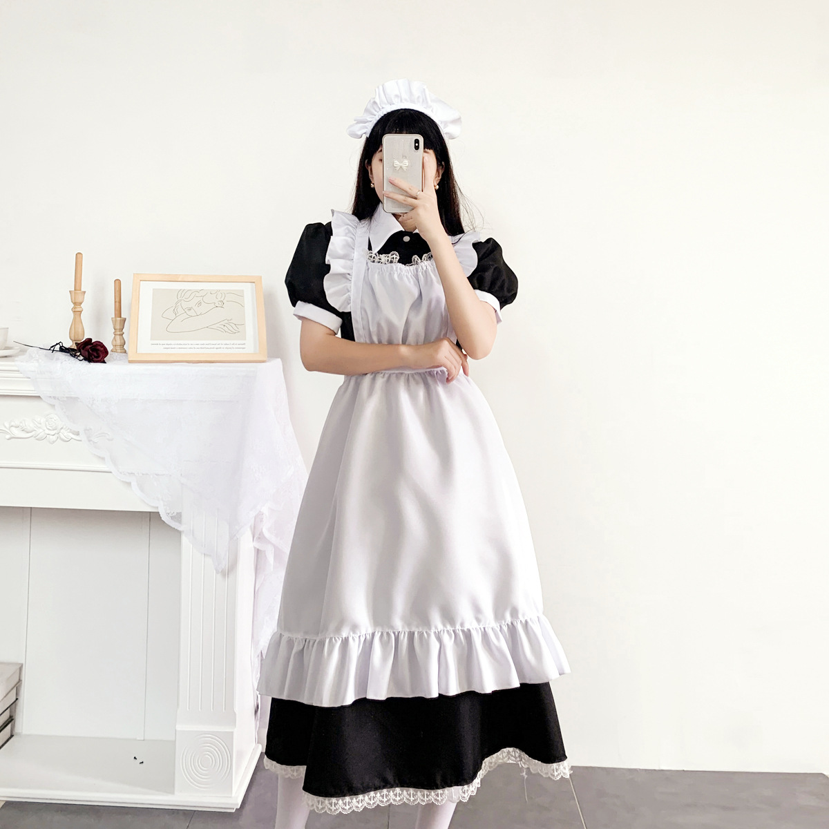Traditional Maid Long Dress Maid Dress Maid Dress Puppet British Housekeeper cosplay Japanese Uniform Cute Dress