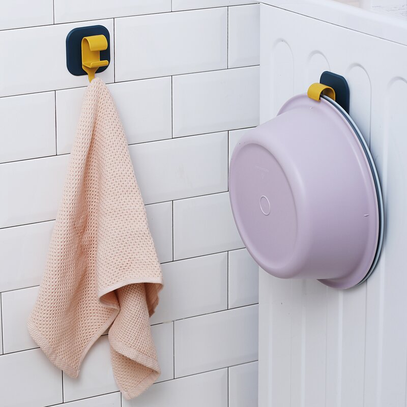 Washbasin Storage Rack Punch-free Basin Wall Hook Kitchen Storage Hanger Bathroom Wall Hook Basin Hook Basin Rack