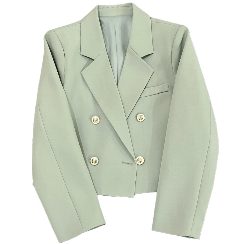 Short Women's Small Suit Jacket Women's Autumn 2024 New Style Small Elegant Casual All-match Small Suit Jacket