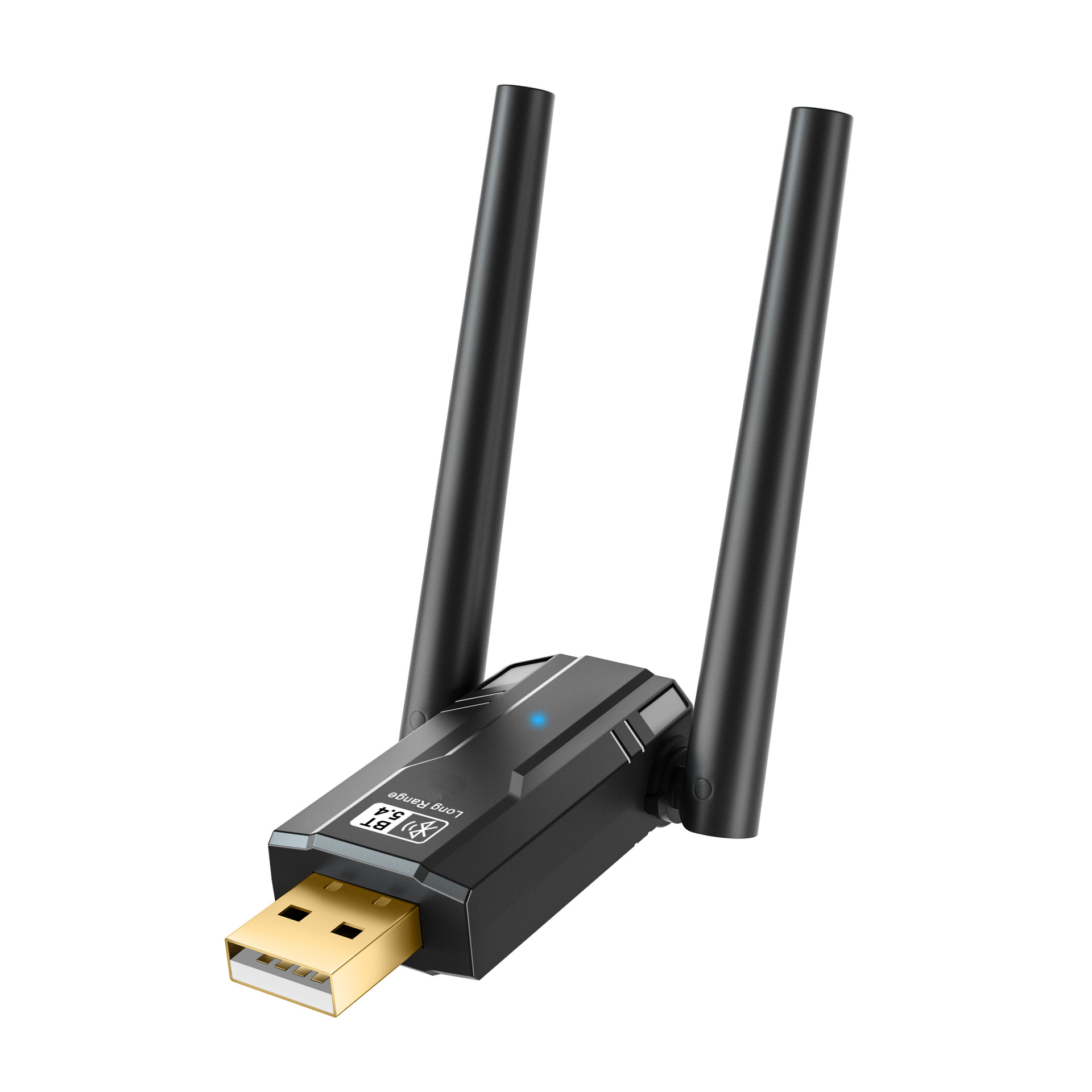 BT5.4 Bluetooth adapter driver-free computer external USB Bluetooth headset audio receiving transmitter 150m connection