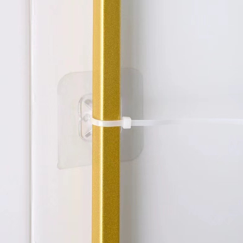 Hook sticky hook ribbon cable organizer fixed sticker self-adhesive ribbon buckle fixed wire cabinet anti-dumping Holder