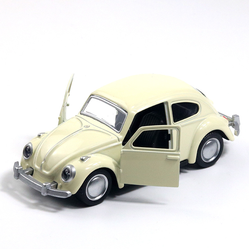 Bulk alloy car model classic car door back force children's toy car cake decoration car ornaments