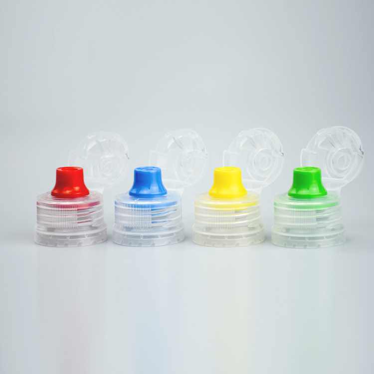 28/410 Plastic Anti-theft Flip Cover Silicone Valve Cover Pear Cream Cover Honey Cover Screaming Sports Energy Drink Bottle Cover