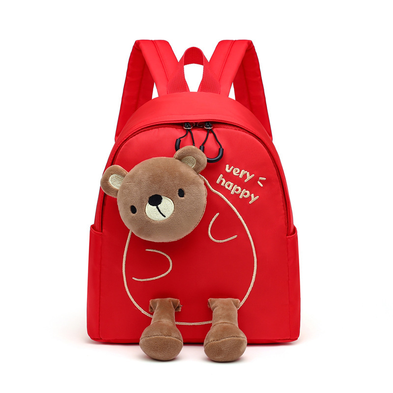 2023 kindergarten schoolbag little girl children's backpack small class tide cute light spine shoulder bag a generation of hair