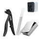(Nail Clipper Nano Nail File) Dark Night Black suit