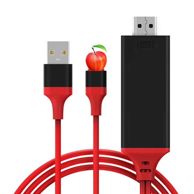 アップルに適用されます。稲妻からhdmiに変換されます。携帯電話からテレビに変換されます。1080p|undefined