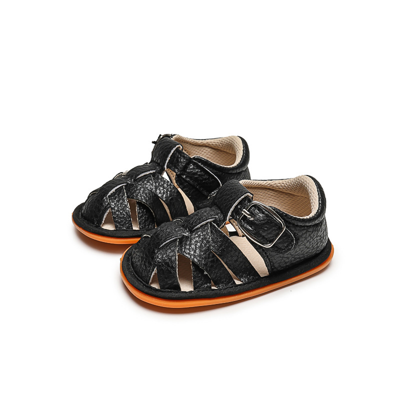 Cross-border summer new 0-1 years old breathable soft rubber sole baby shoes toddler shoes baby sandals factory direct supply