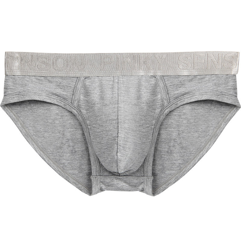 Men's underwear briefs modal thin solid color briefs men's waist underwear plus size Zhongshan underwear wholesale