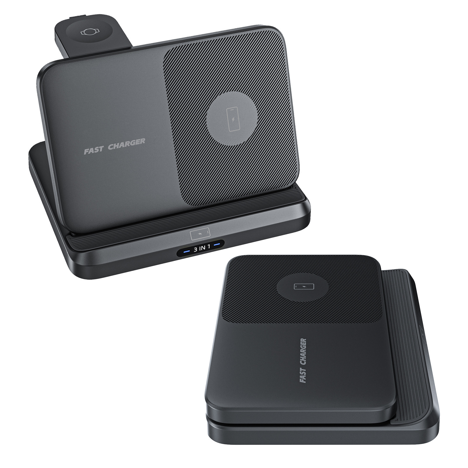 Applicable to Samsung FOLD series folding screen Apple mobile phone wireless charger new foldable three-in-one wireless charger