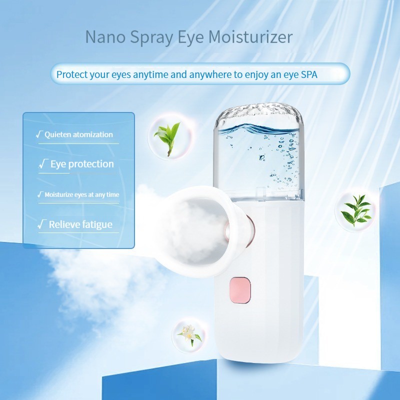 Popular nano atomization eye moisturizing instrument spray moisturizing eye protection instrument cross-border hydrating eye beauty instrument handheld portable eye washing instrument