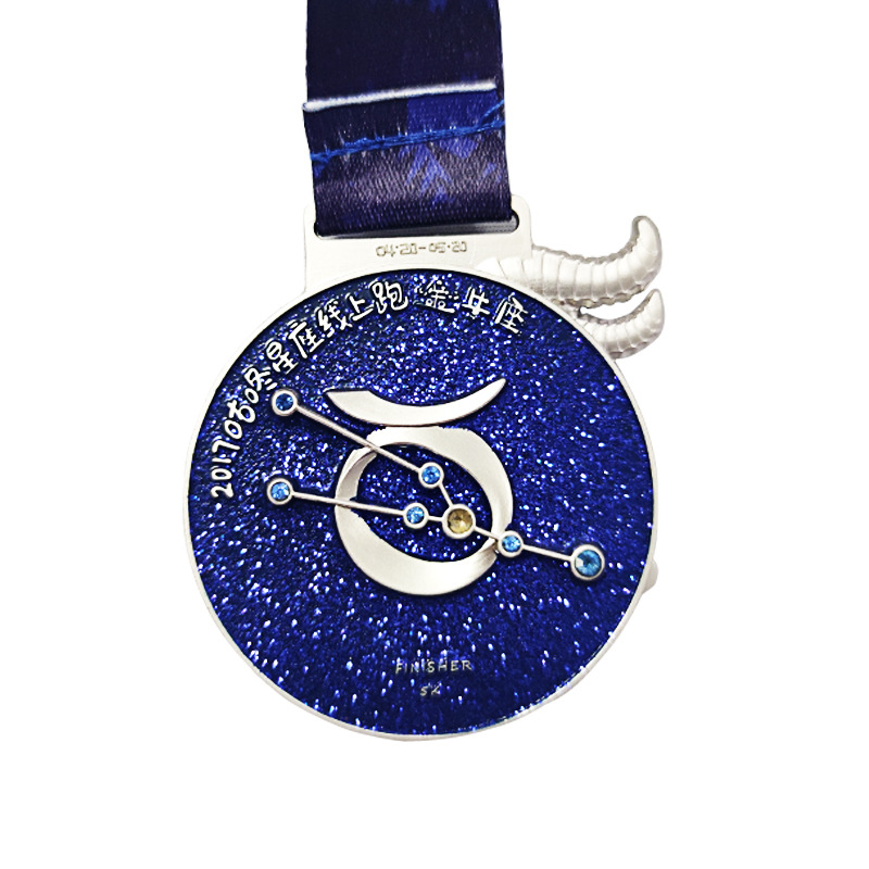 Sports meeting three-dimensional metal medal customized marathon zinc alloy bronze medal metal medal customized