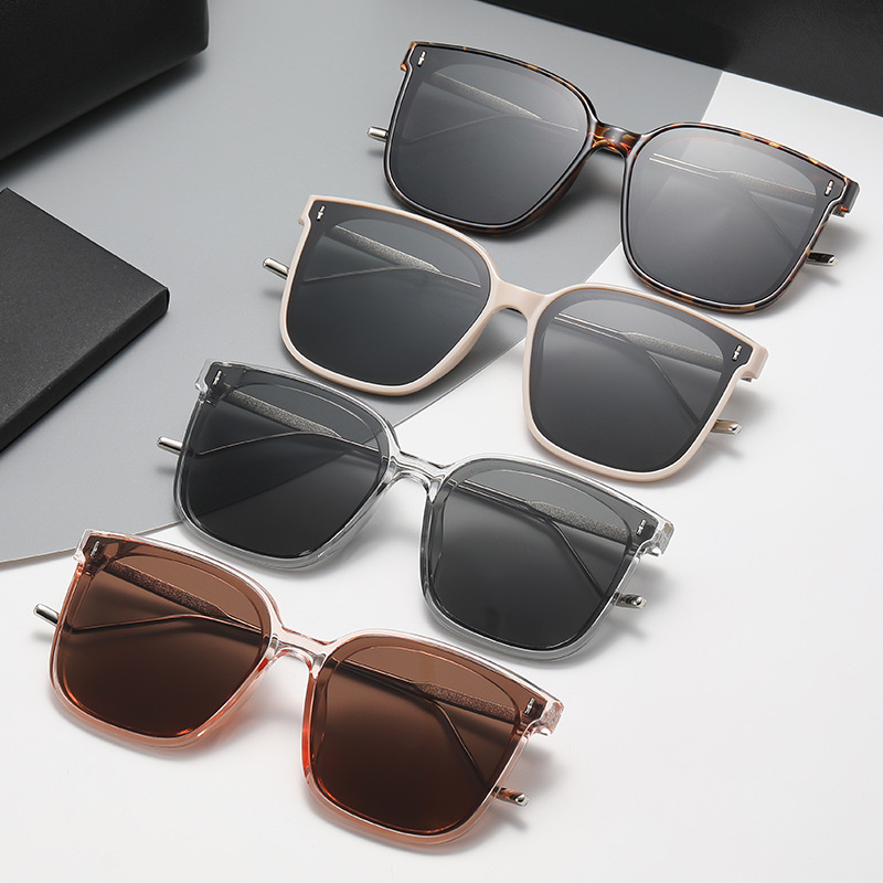 2022 New Korean Style Retro Fashionable Large Frame GM Sunglasses for Men and Women Anti-UV Little Red Riding Book Same Style Sunglasses