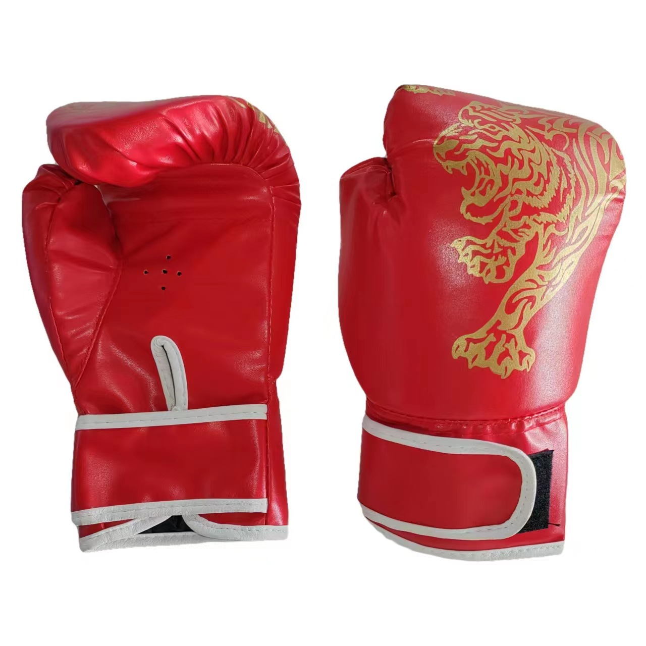 Children's red boxing gloves for adults for taekwondo for martial arts for training