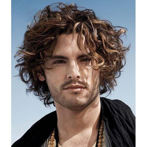 wig Amazon explosions European and American men's wig oblique bangs short curly hair rose net head cover manufacturers spot wholesale