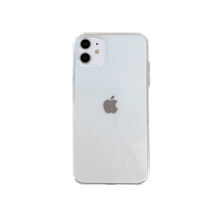 Simple Transparent iPhone 15PRO Phone Case Full Coverage iPhone12/13 Silicone Soft Case 14 Suitable 11 Drop-resistant Case