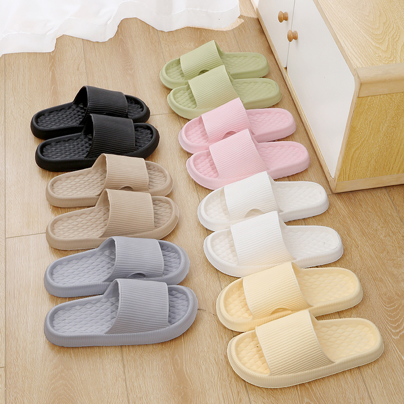 4CM thick-soled slippers for women Summer new couple home poop feeling home eva men's sandals cross-border wholesale