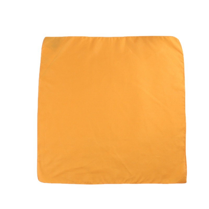Amazon Solid Color Plain Polyester Variety Square Riding Outdoor Headscarf Printable LOGO Headscarf Manufacturers
