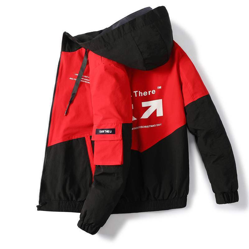 Cross Border Hooded Jacket 2023 Autumn New Youth Student Fashion kn Casual Jacket Loose Handsome Top Men