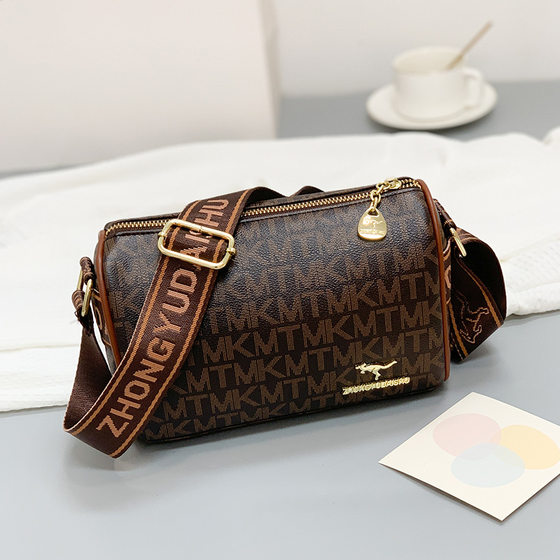 2024 New Style Simple All-match Large Capacity Fashion Boston Bag Shoulder Crossbody Mother Bag PU Leather Women's Bag