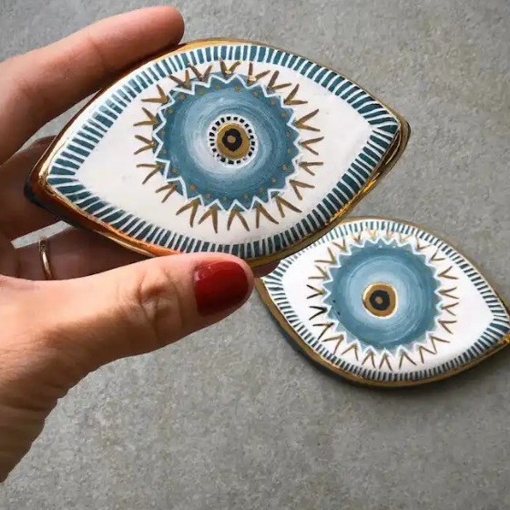 Cross-border New Evil Eye Wall Hanging Evil Eye Wall Hanging Acrylic Craft Home Decoration