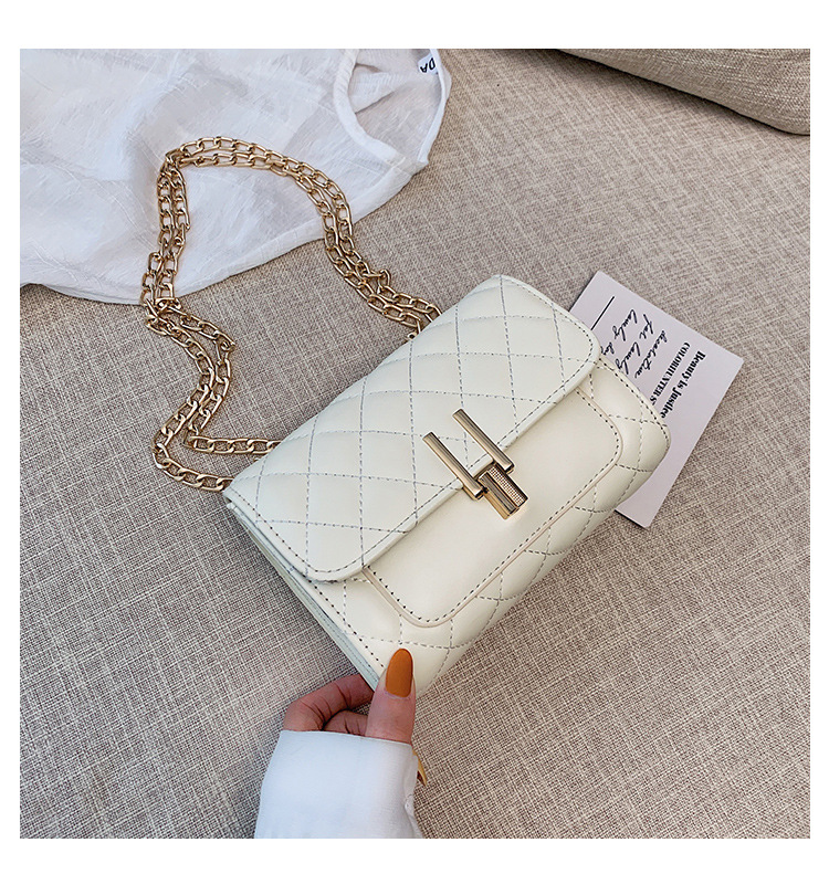 Factory direct bag women's bag 2020 new diamond embroidery chain Xiangfeng mini shoulder slung small square bag