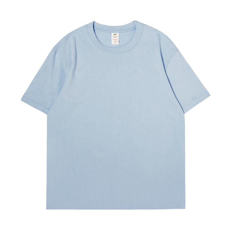 Yellowbird Knitted Combed Cotton 230g Pure Cotton Solid Color T-shirt Clothing White Fashion Brand Short Sleeve T-shirt Men's Top
