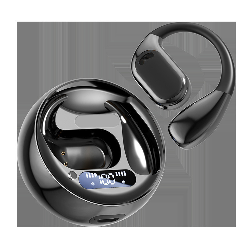 New M76 Zinc Alloy OWS Ear-hung Bluetooth Headset Cross-border Explosive Wireless Headset Huaqiang North Noise Reduction Headset