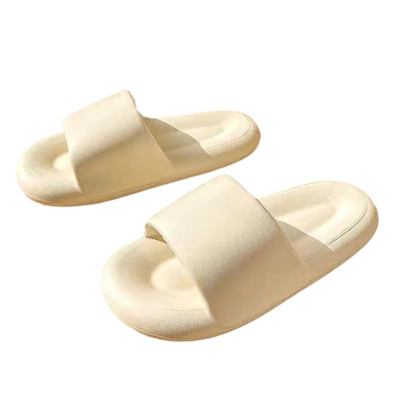 Slip-on thick-soled slippers for women Summer indoor home home bathroom non-slip couple slippers for Men Outdoor fashion