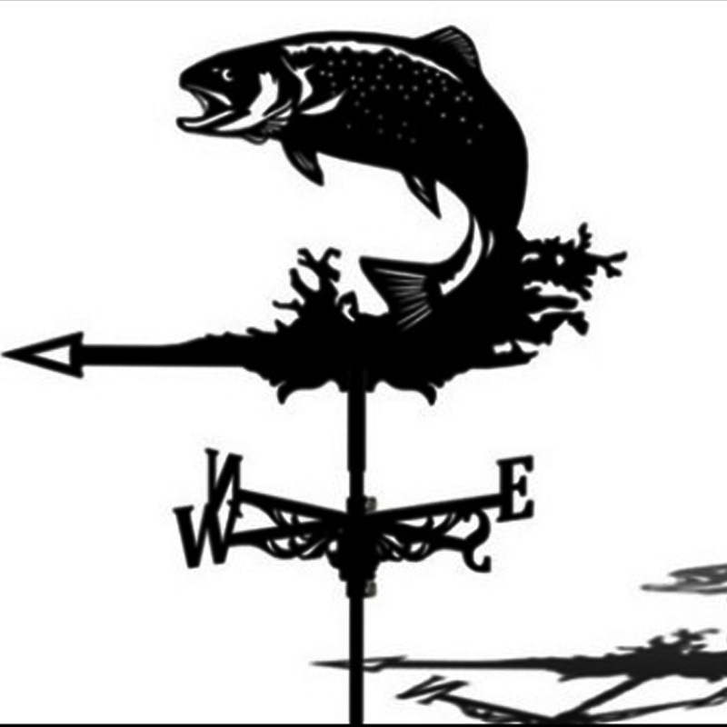 Cross-border special metal wind vane creative iron animal wind vane Rooster garden decoration crafts