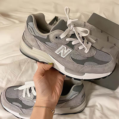 Putian High Version nb992 Yuan Zu Grey Men's and Women's Sports Slow Running Shoes Pure Original American nb993 Torre Shoes