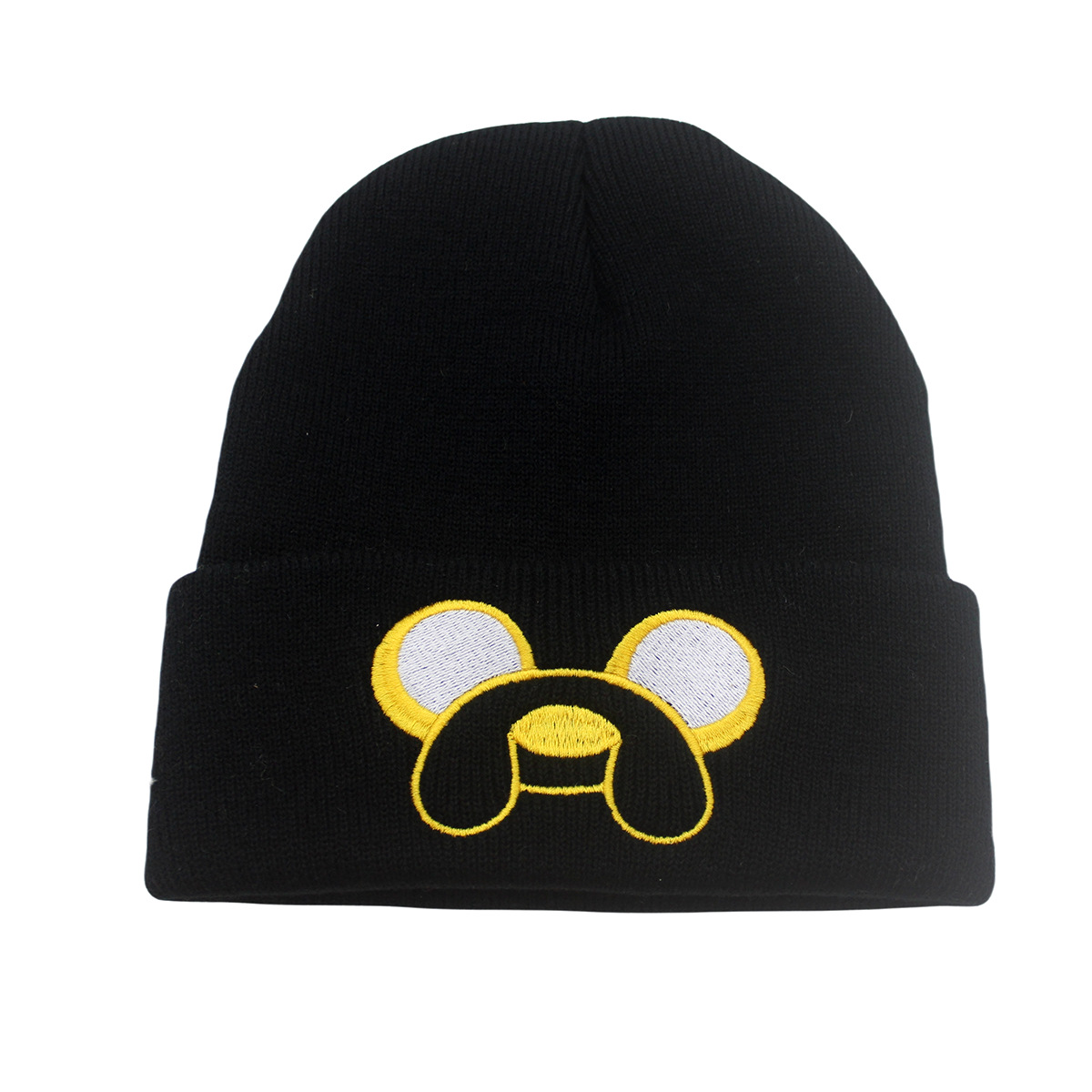 Cross-border new Adventure Time cartoon knitted hat European and American Adventure live treasure Jake pullover wool