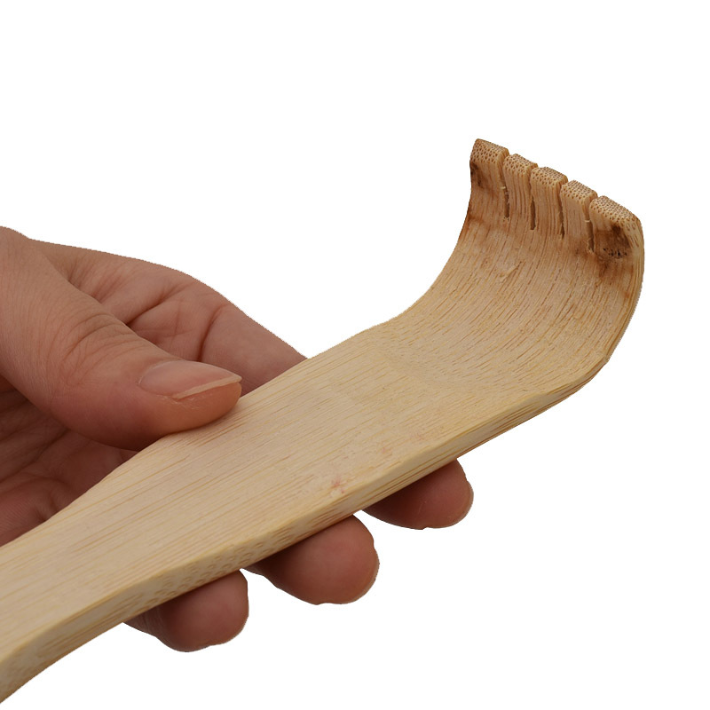 Bamboo does not ask for itching and tickling bamboo tickling back scratching device cute old man music back scratching device lettering LOGO