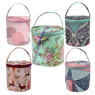 Amazon New Short Wool Storage Cartridge Crochet Tool Storage Bag Factory Direct Supply EB015