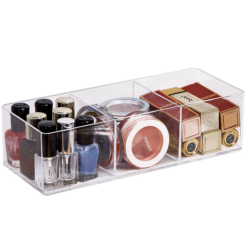 Drawer storage partition box dressing table cosmetic lipstick finishing box built-in small box desktop sundries classification