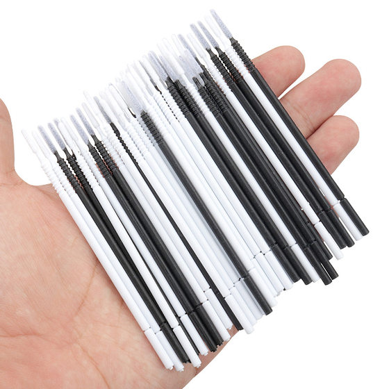 Wholesale grafting false eyelash cleaning cotton swab disposable thread strip removal cotton swab eyelash tattoo beauty makeup tool