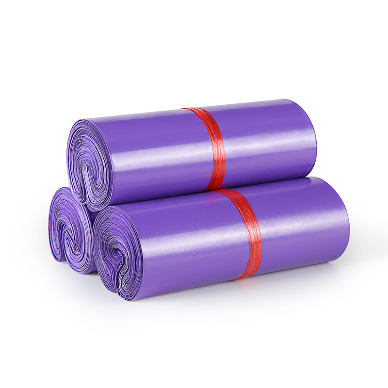 Qiya new purple express bag express packaging bag logistics waterproof packing bag package bag factory wholesale