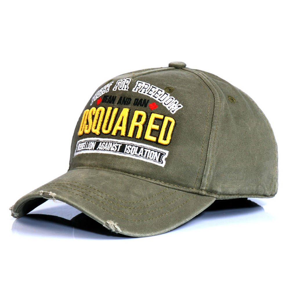 Spring and summer trend DSQ2 hat men and women embroidery letters European and American fashion brand baseball cap cross-border supply generation