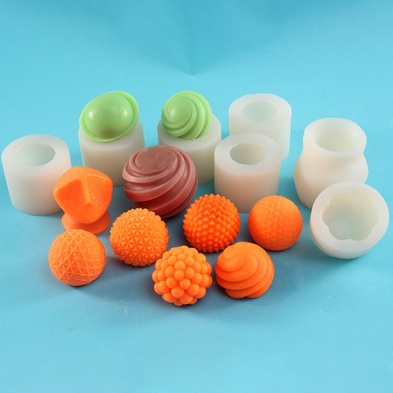 蠟燭硅膠模具 創意球型香薰蠟燭模具軟硅膠模 BK8069 8070